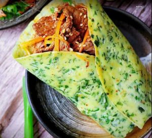 野菜煎饼配炙子炒肉/小河虾的做法-主厨学堂,小吃技术配方资源网