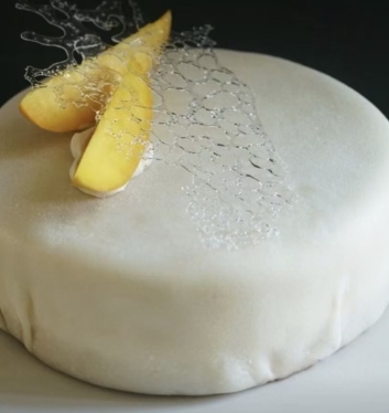 冰皮芒果伯爵茶蛋糕的技术配方-粒粒甜点